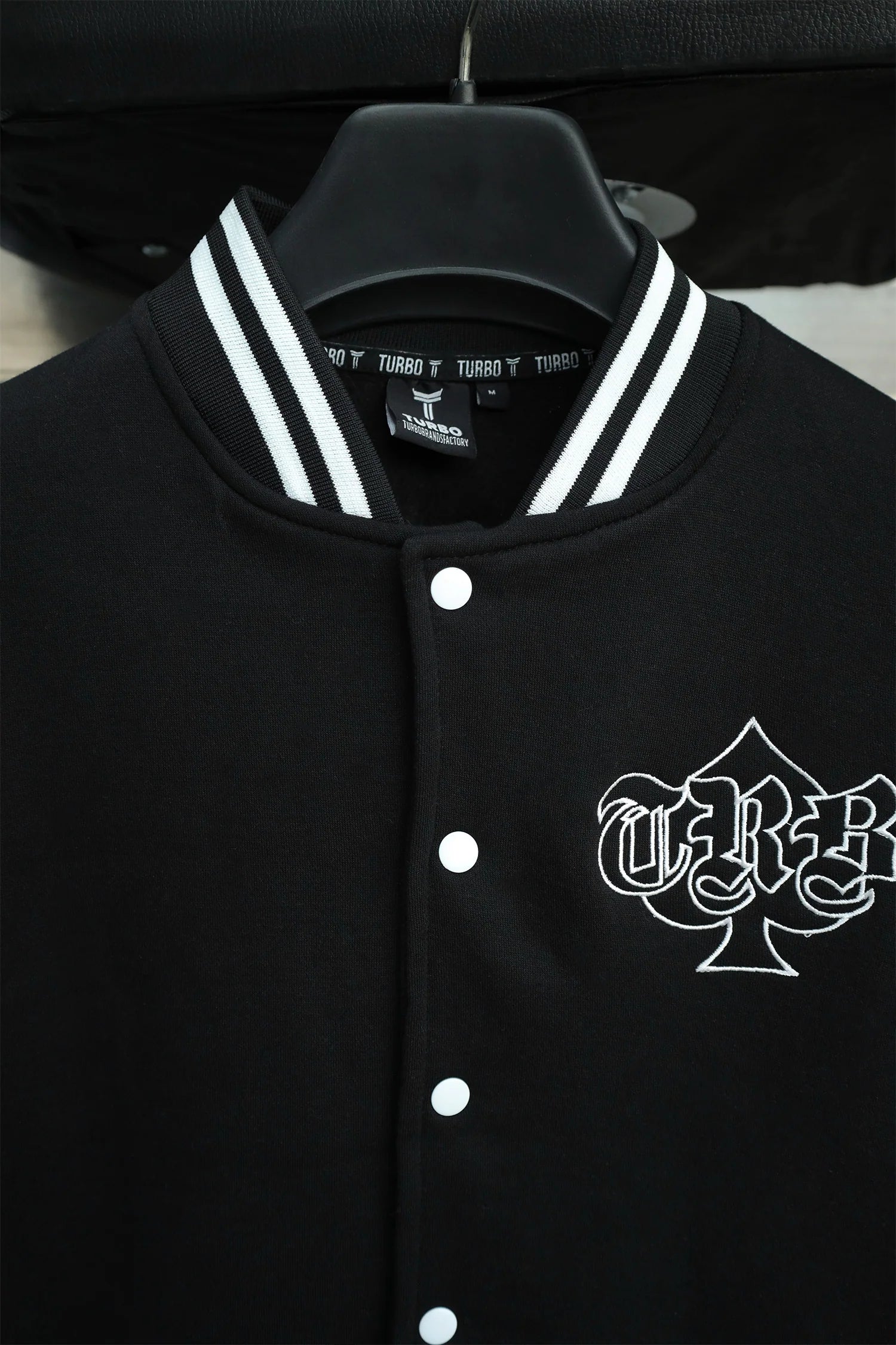 Turbo Button Style Men's Varsity Jacket