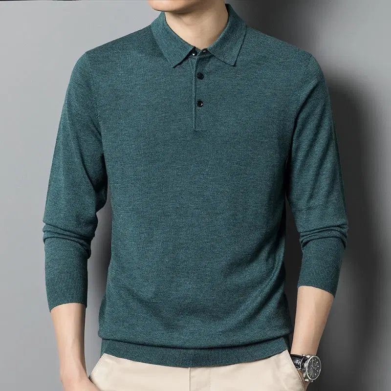 Sweater Imported Men's Wool Sweater - Button Down Style Trade Cross-Border